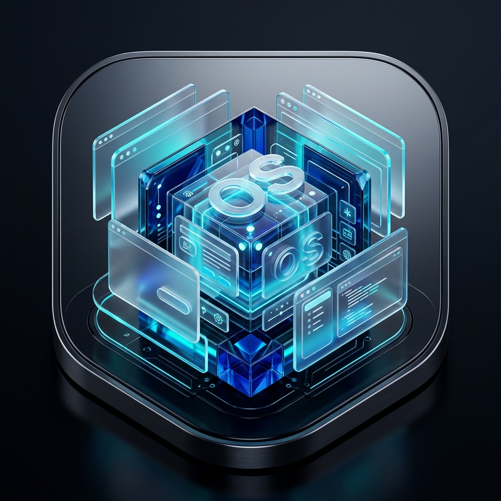 ApexOS · 3D界面引擎与深色高奢设计系统