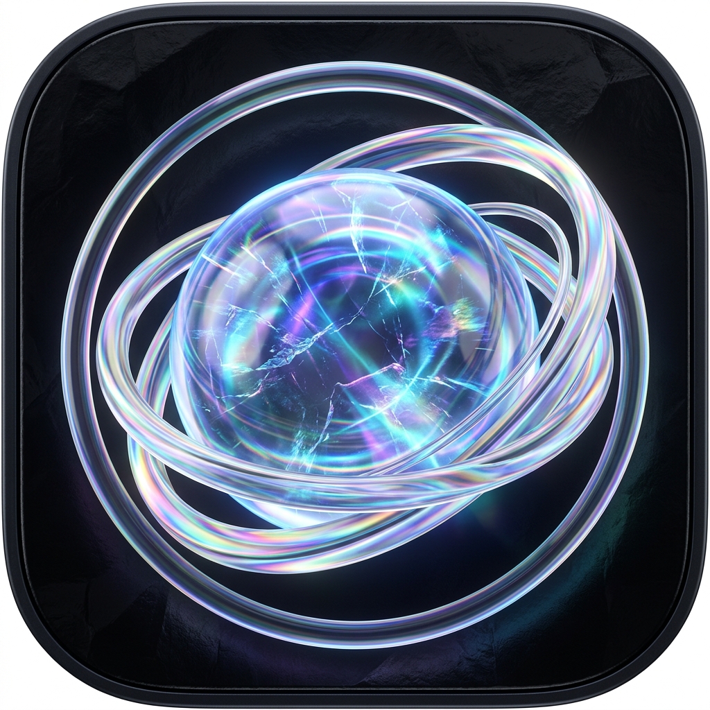 VectorSphere · 极简全息 3D 图标与空间插画库